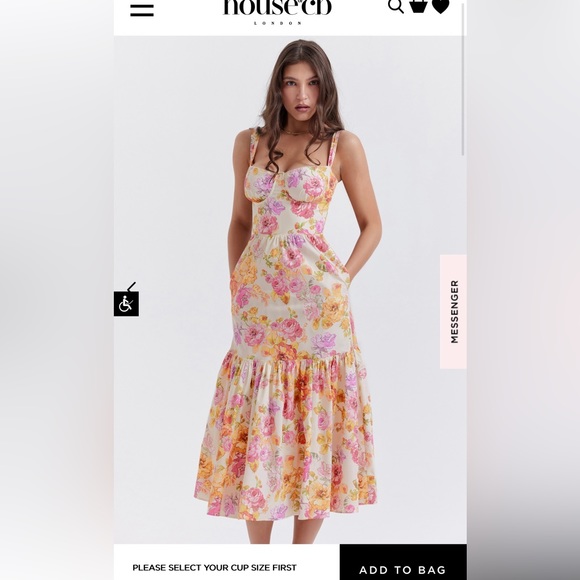 Elia' midi dress new with tags - Picture 2 of 3